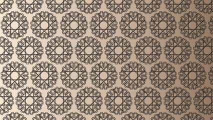 Islamic/Arabic Beige, colored, Retro, Seamless, Pattern, geometric, background, to be used as decoration element texture (geometric, squared, backdrop, shapes, repeated, to create unity)