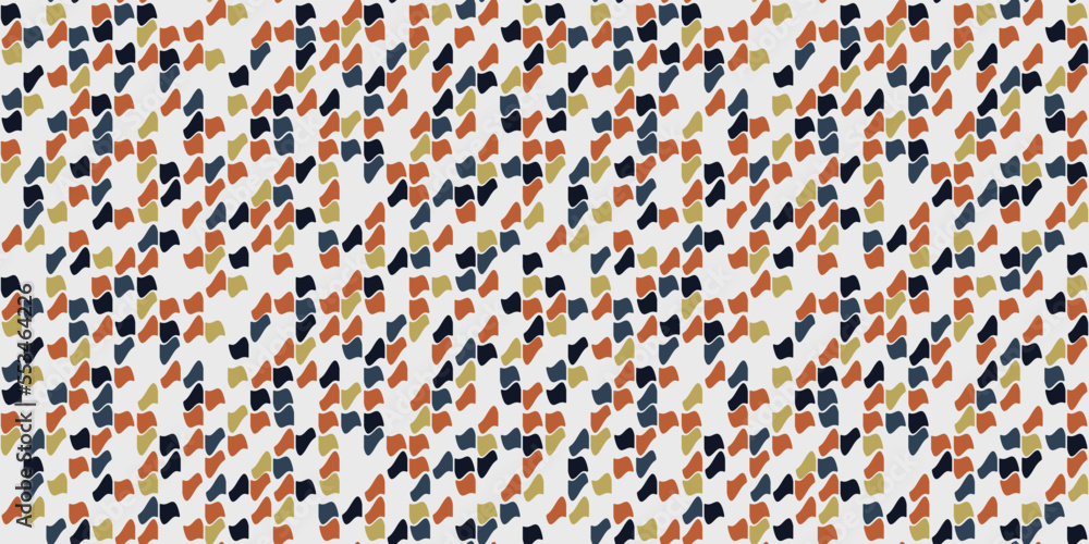 Aufkleber the curved curves of the colored shapes create a simple texture. vector decor and print, stylish des