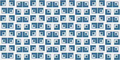 Blue squares abstract canvas. Vector decor and print, stylish design of seamless surfaces.