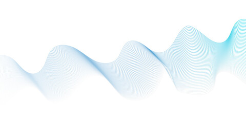 Abstract white paper wave background and abstract gradiant and white wave curve lines banner background design. Vector illustration. Modern template abstract design flowing particles wave.