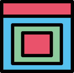 Square Shape Vector Icon
