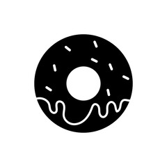 Doughnut icon vector design templates