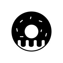 Doughnut icon vector design templates