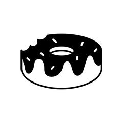 Doughnut icon vector design templates