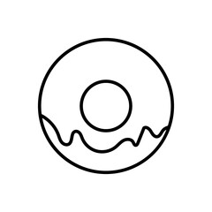 Doughnut icon vector design templates