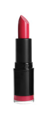 Fototapeta premium Bright lipstick on white background. Professional makeup product