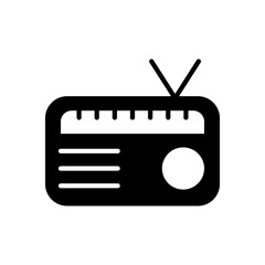 Radio icon vector design templates