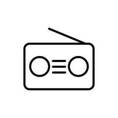 Radio icon vector design templates