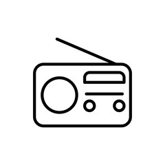Radio icon vector design templates