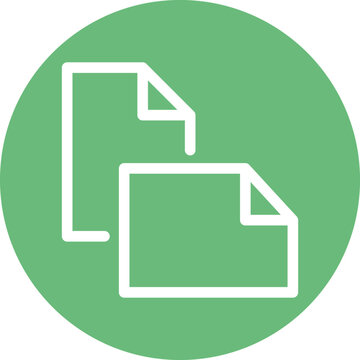 Dual File Vector Icon
