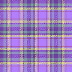 plaid seamless vector pattern with twill weave
