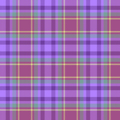 plaid seamless vector pattern with twill weave