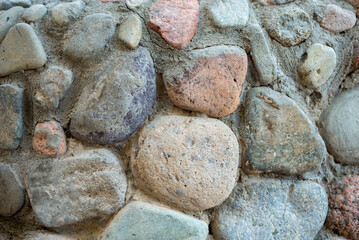 pattern antique stone wall close up