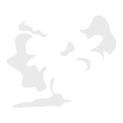 Cartoon Smoke Cloud Vector