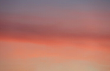 Morning  sunrise beautiful sky, pastel color blurred  background