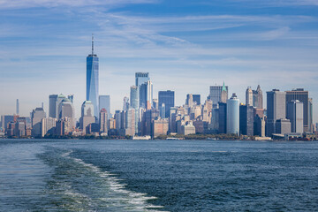 Fototapeta na wymiar New York Skyline (financial district)
