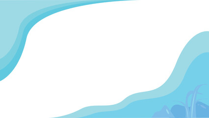 Blue Sea Background with copy space area and underwater view, suitable for flyer background, poster background, presentation background, etc.