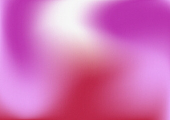 Retro gradient background with grain texture. Viva magenta abstract vibrant texture wallpaper. Trendy template for poster, banner