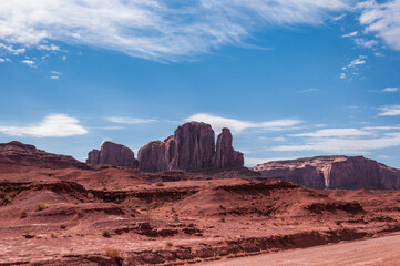 Mesas and buttes in Monument Valley, Arizona, Utah
