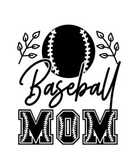 baseball mom svg