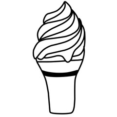 Doodle Ice Cream Vector