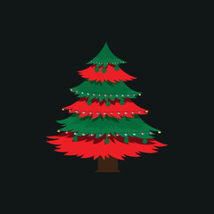  Christmas Tree, Happy Christmas Day Gift, Christmas t-shirt design,poster, print, postcard and other uses