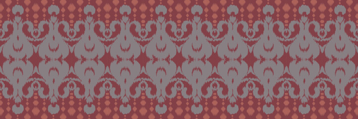 Ikat floral tribal backgrounds Seamless Pattern. Ethnic Geometric Ikkat Batik Digital vector textile Design for Prints Fabric saree Mughal brush symbol Swaths texture Kurti Kurtis Kurtas