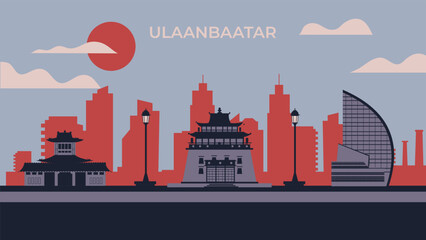 Ulaanbataar city Mongolia 