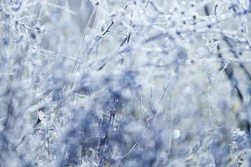 Winter abstract background