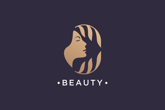 natural beauty logo design collection for salon, spa and cosmetic
