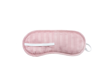 Sleep mask and lavender products for healthy sleep on textile background. Healthy night sleep concept