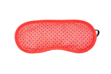 Sleep mask and lavender products for healthy sleep on textile background. Healthy night sleep concept