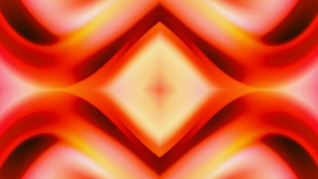 abstract motion mandala design with mirror animation texture smoke gradient background
