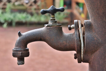 old faucet rust