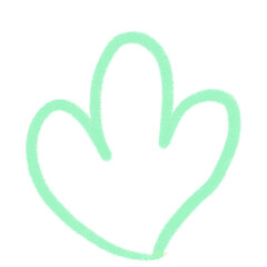 Rainbow line Shape, signs and symbols, Hand drawn in doodle style.