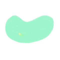 Rainbow line Shape, signs and symbols, Hand drawn in doodle style.