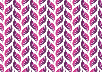 The geometric pattern with wavy lines. Seamless vector background. White and red texture. Simple lattice graphic design