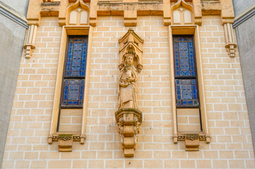 Church of Saint Theresa and Saint Joseph, exterior architecture, Madrid, Spain