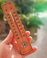 Termometr Temperatura Pogoda Zima Lato - obrazy, fototapety, plakaty