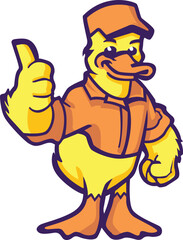 Cartoon Duck Service worker 
