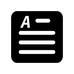 Document icon template