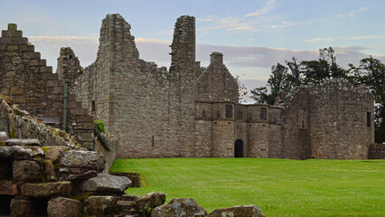 the Tolquhon Castle in Aberdeenshire