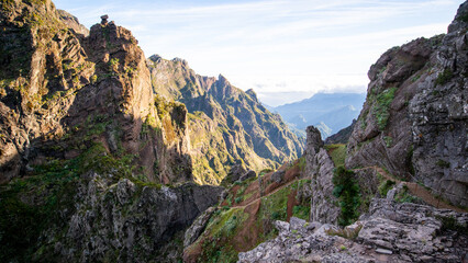 Hiking from Pico do Arieiro to Pico Ruivo