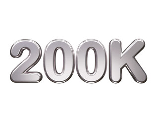 100k follower text effect vector illustration