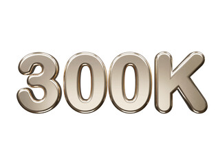 100k follower text effect vector illustration