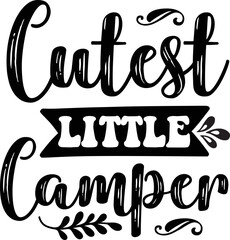 Cutest Little Camper SVG