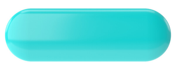 3D button. 3D illustration.