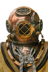 Diving suit helmet