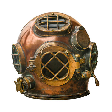 Diving suit helmet