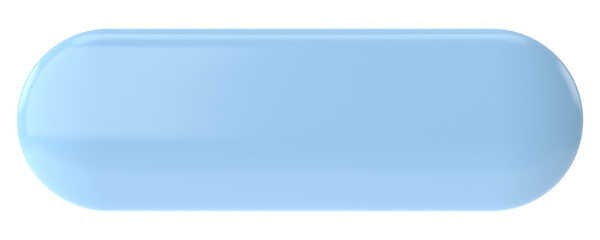 3D button. 3D illustration.